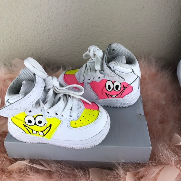 Nike Air Force 1 Mid “White” (TD) Custom size 4c - Picture 10 of 16